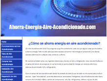 Tablet Screenshot of ahorra-energia-aire-acondicionado.com